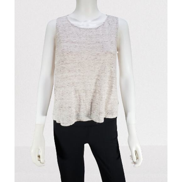 Rachel Ashwell Women's, Beige, Crew neck, Lace back Tank Top,  Size: Medium, New - Picture 1 of 7